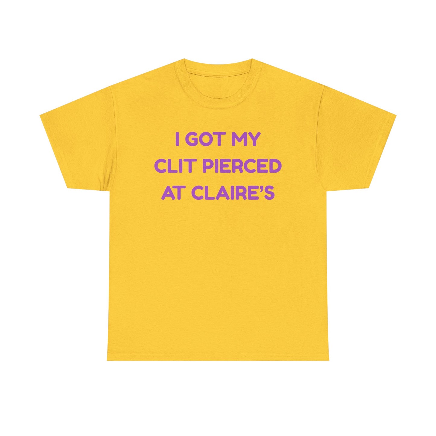 Clit Piercing Cotton Tee