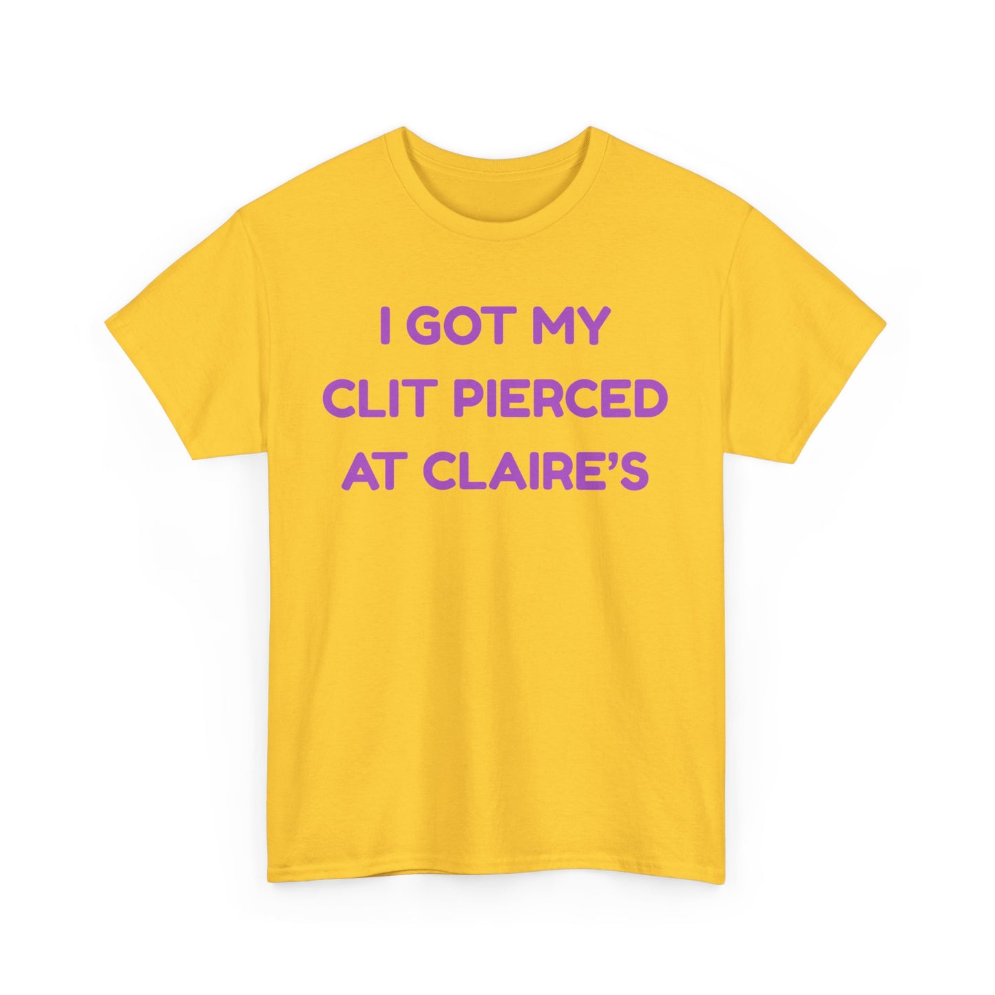 Clit Piercing Cotton Tee