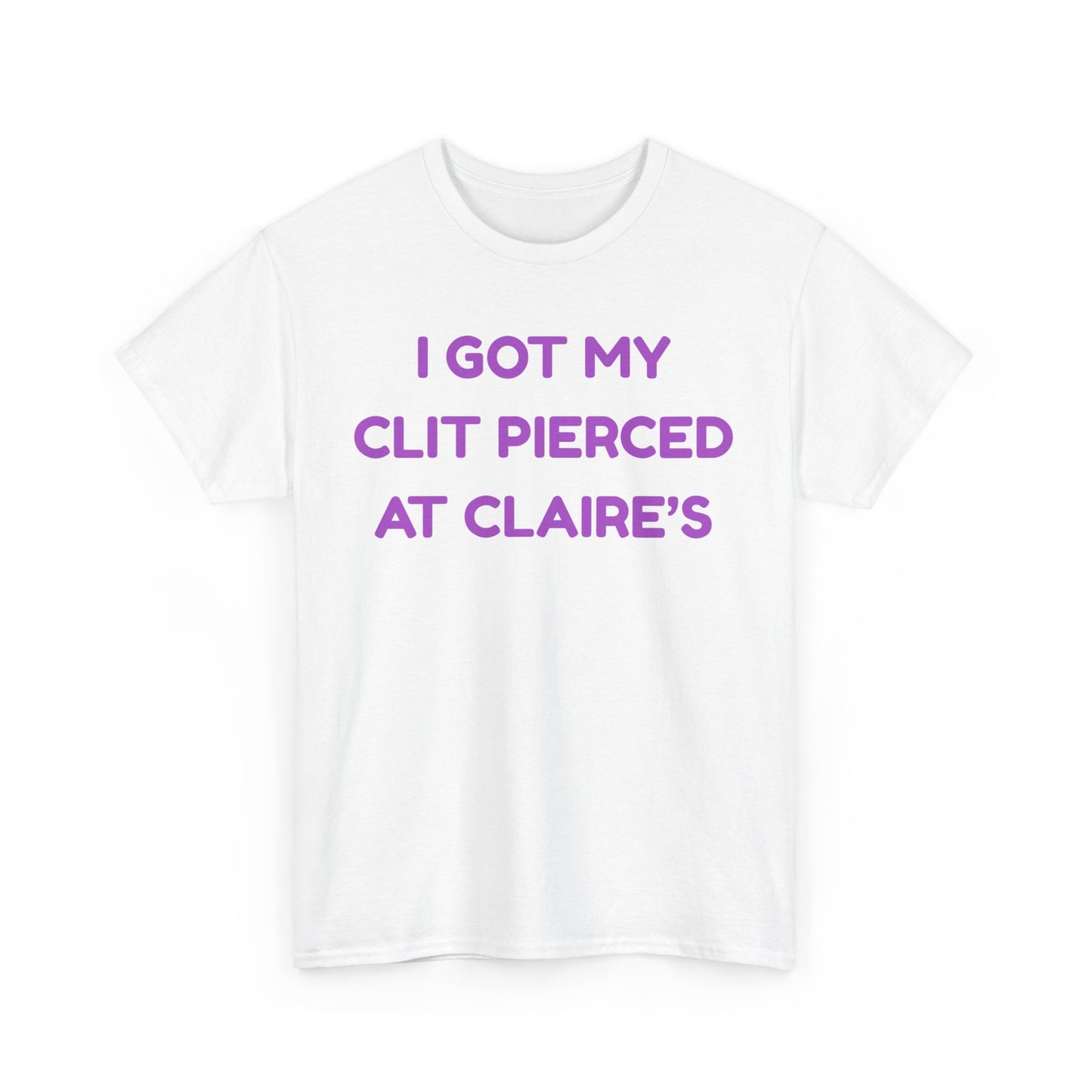 Clit Piercing Cotton Tee