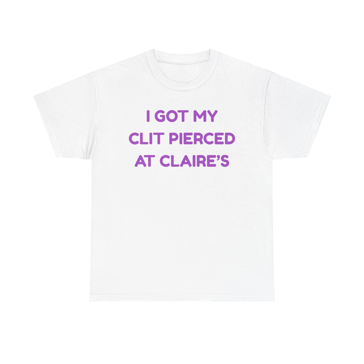 Clit Piercing Cotton Tee