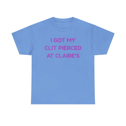 Clit Piercing Cotton Tee