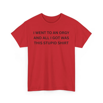 Orgy Attender Cotton Tee