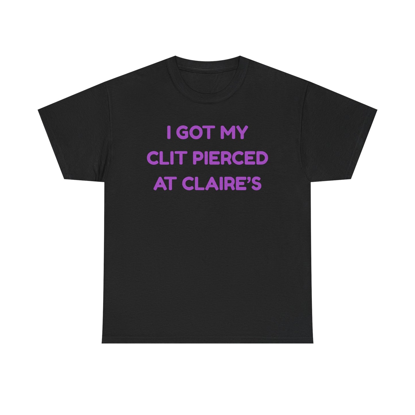 Clit Piercing Cotton Tee