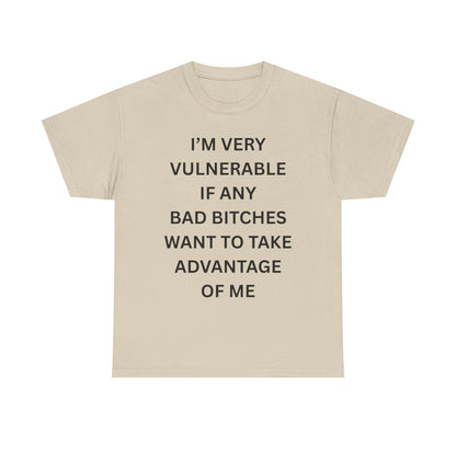 Very Vulnerable Cotton Tee